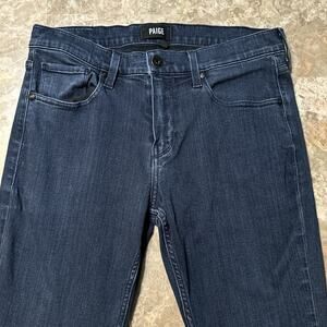 Paige Jeans Mens 30 (Fits 32x29) Blue Lennox Stretch Soft Casual Slim Fit